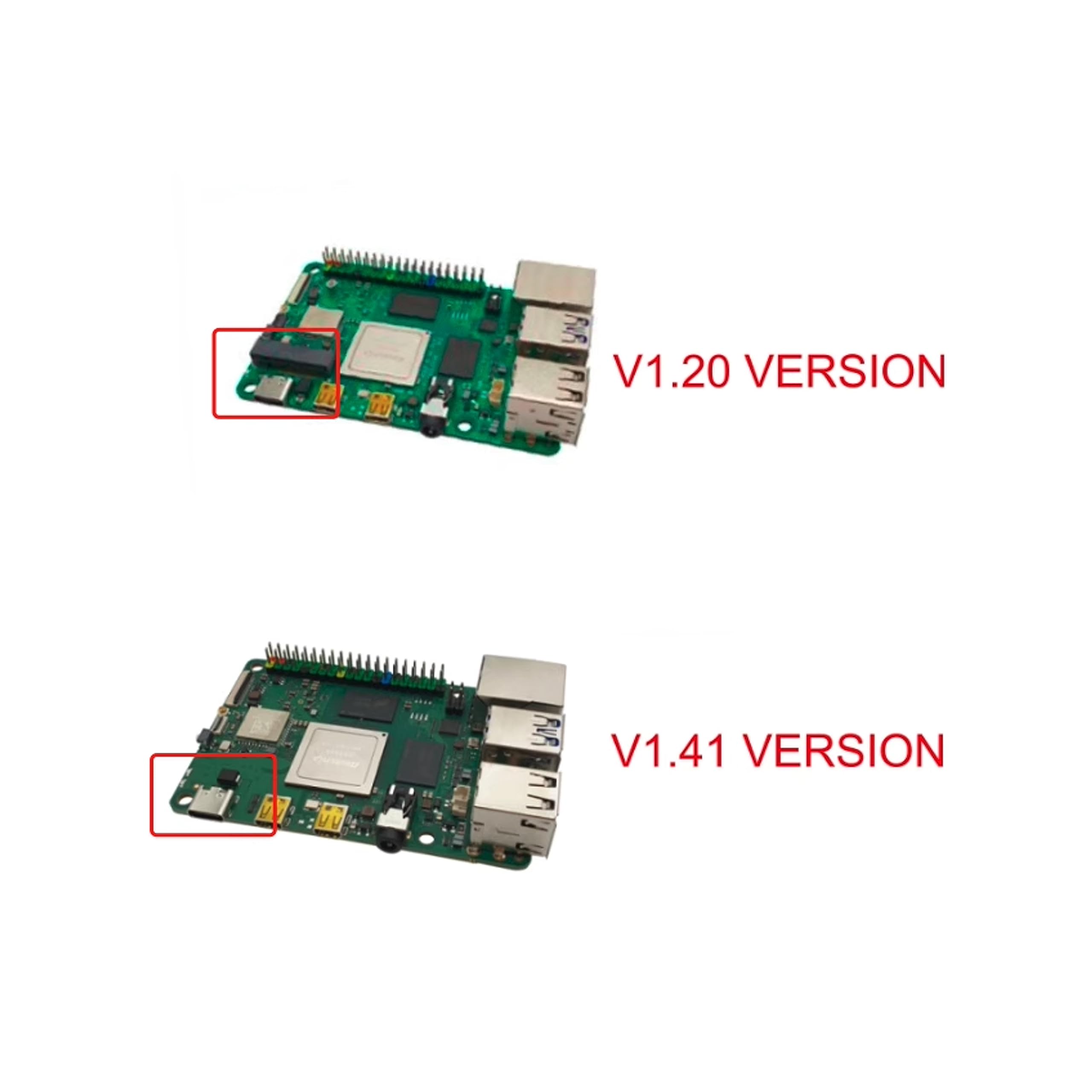WayPonDEV Rock PI 4 Model C Plus 4G RAM Rockchip RK3399T 64bit Hexa-Core Based Single Board Computer Compatible with Raspberry Pi 4B