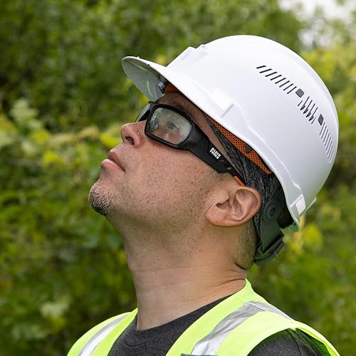 Vista 31 de KLEIN TOOLS 60537 - Gafas de seguridad, gafas protectoras profesionales de EPP con marco completo, resistentes a los arañazos y antivaho