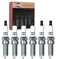 6-Pack Champion Iridium Spark Plugs for Jeep Wrangler 3.6L V6 2012-2017 - OE Quality, Long-Lasting Performance