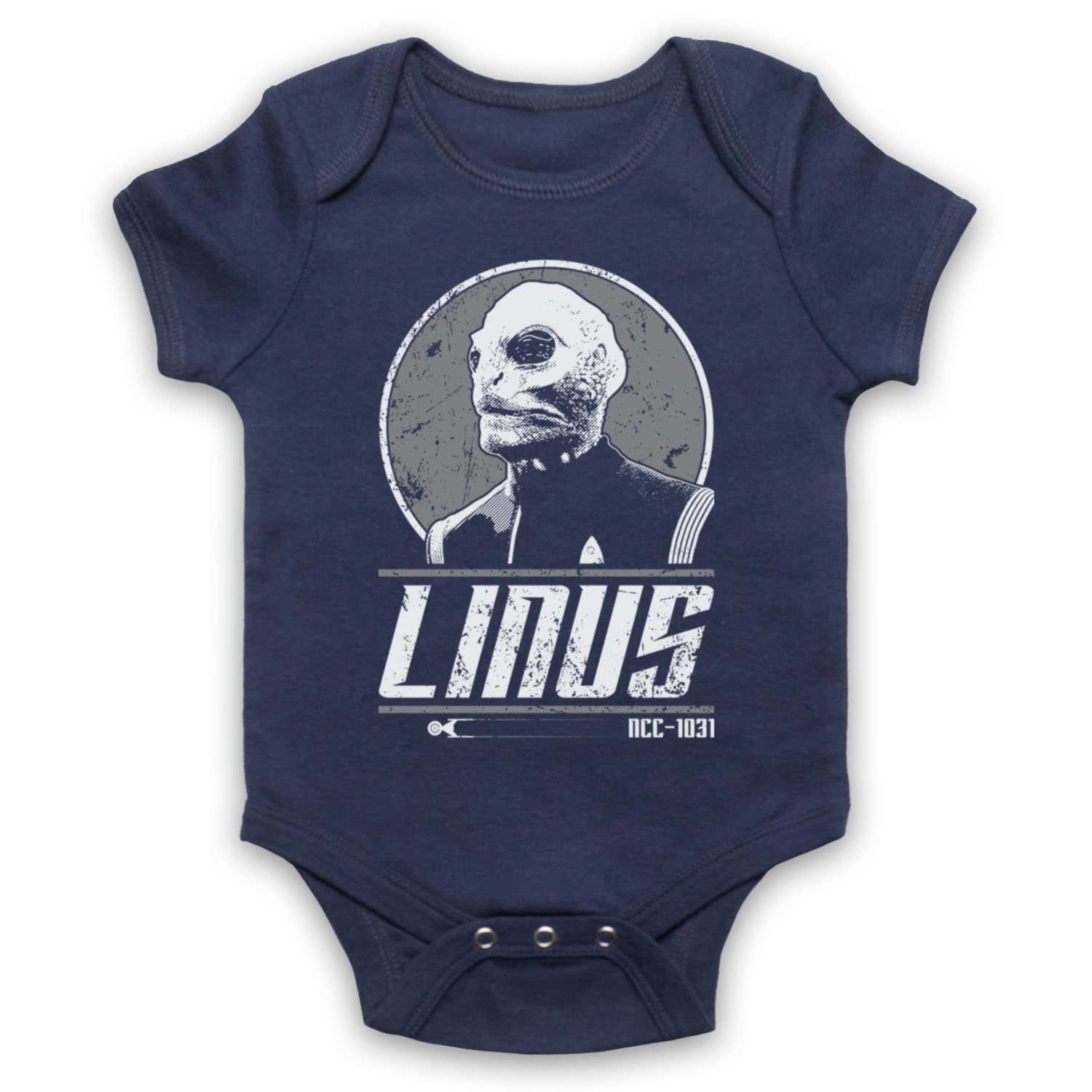 Barboteuse bébé Trek Discovery Lieutenant Linus vêtement geek My Icon - 2