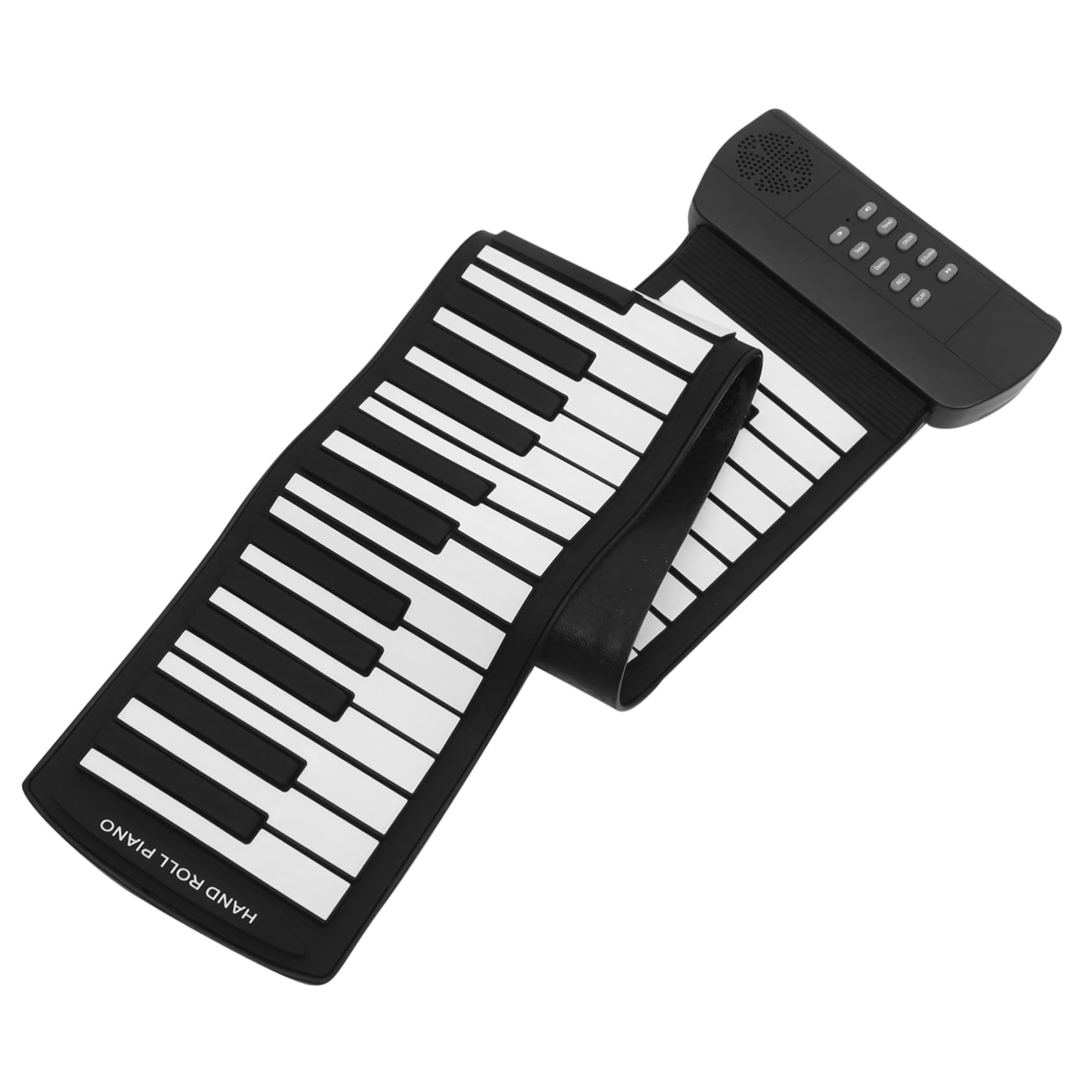 Pianoforte Nero a 61 Tasti Pieghevole Portatile in Silicone