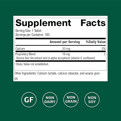 Miniatura 2 de Standard Process Antronex - Suplemento integral para el sistema inmunológico y salud hepática con calcio - 180 tabletas