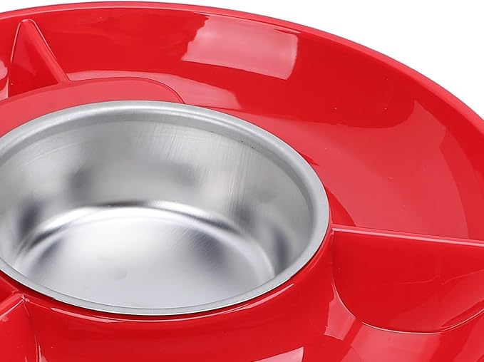 Olla eléctrica para fondue de chocolate con 10 tenedores miniatura 9