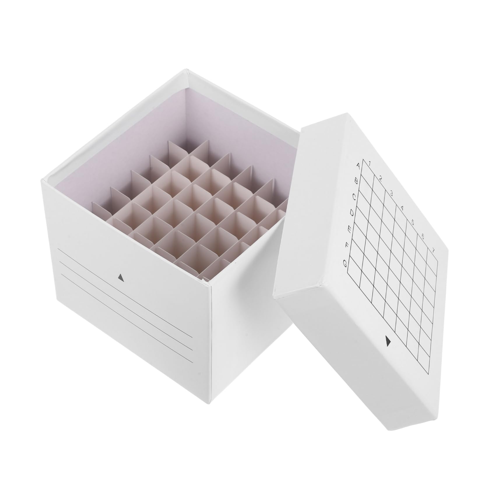 Cabilock Box Storage Case Lids Freezer-Safe Organized Lab Storage Sample Tube Holder
