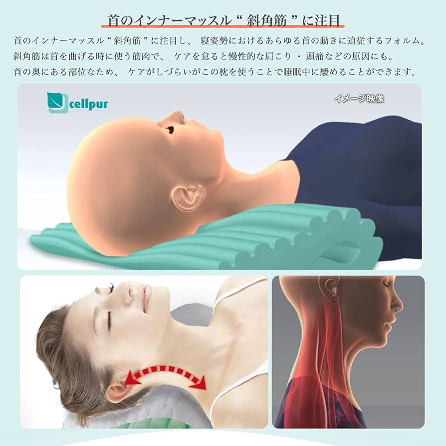 セルプール (cellpur) 枕 for your neck 楽天市場】セルプール for your neck (フォー・ユア・ネック