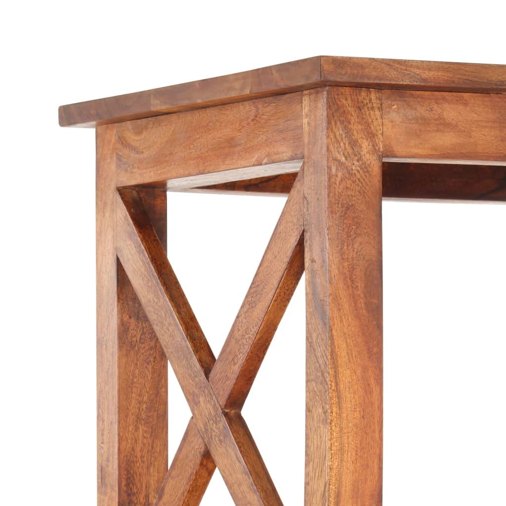 Générique Libreria 100 x 30 x 180 cm in legno massiccio acacia, finitura miele | 4 ripiani grandi, legno duro robusto, grani naturali unici, lucidatura accurata