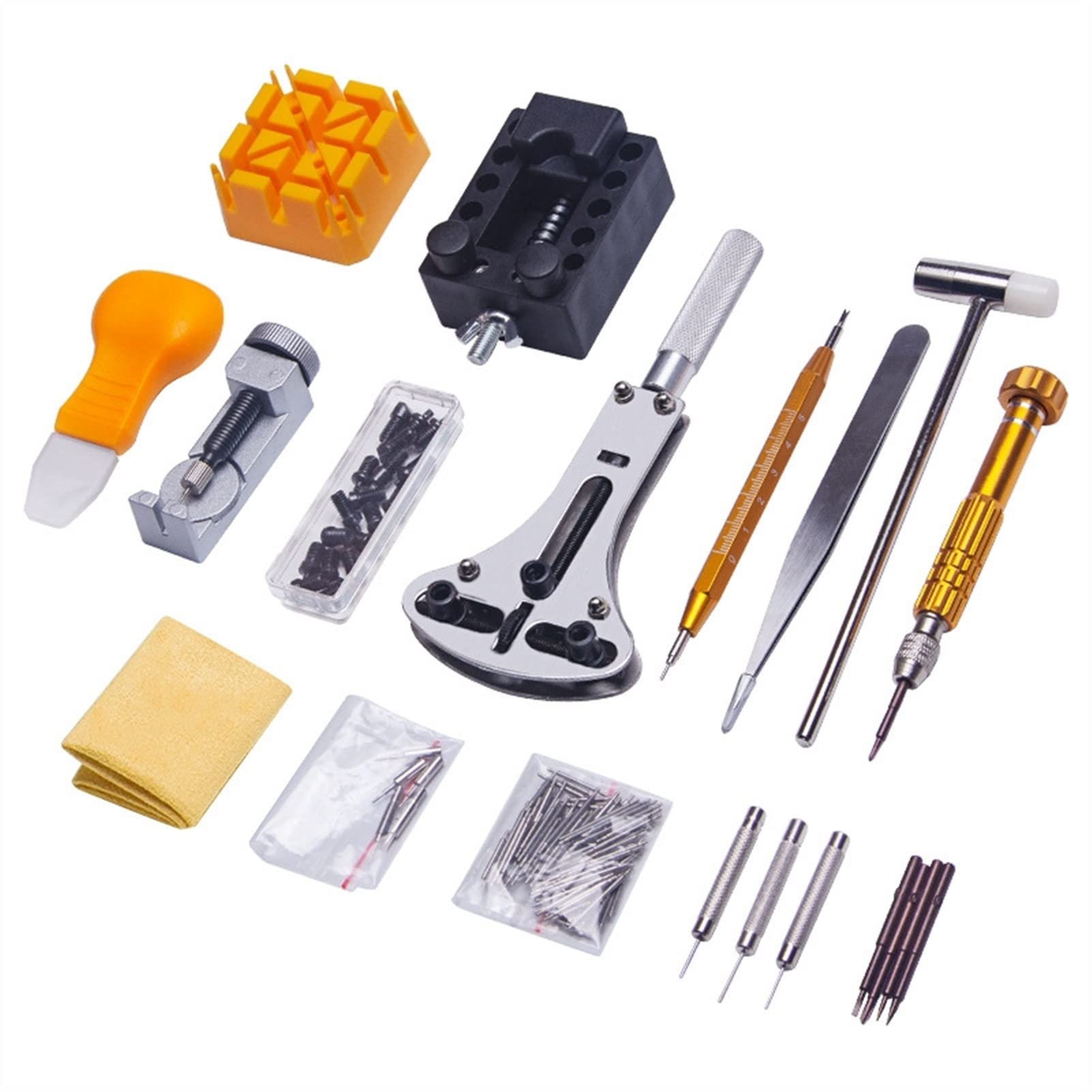 Uhrenreparatur-Werkzeugsatz, Uhrengliedstift-Entferner, Kastenöffner, Federstab-Entferner, Reparaturwerkzeugsatz, Uhrenreparaturwerkzeug