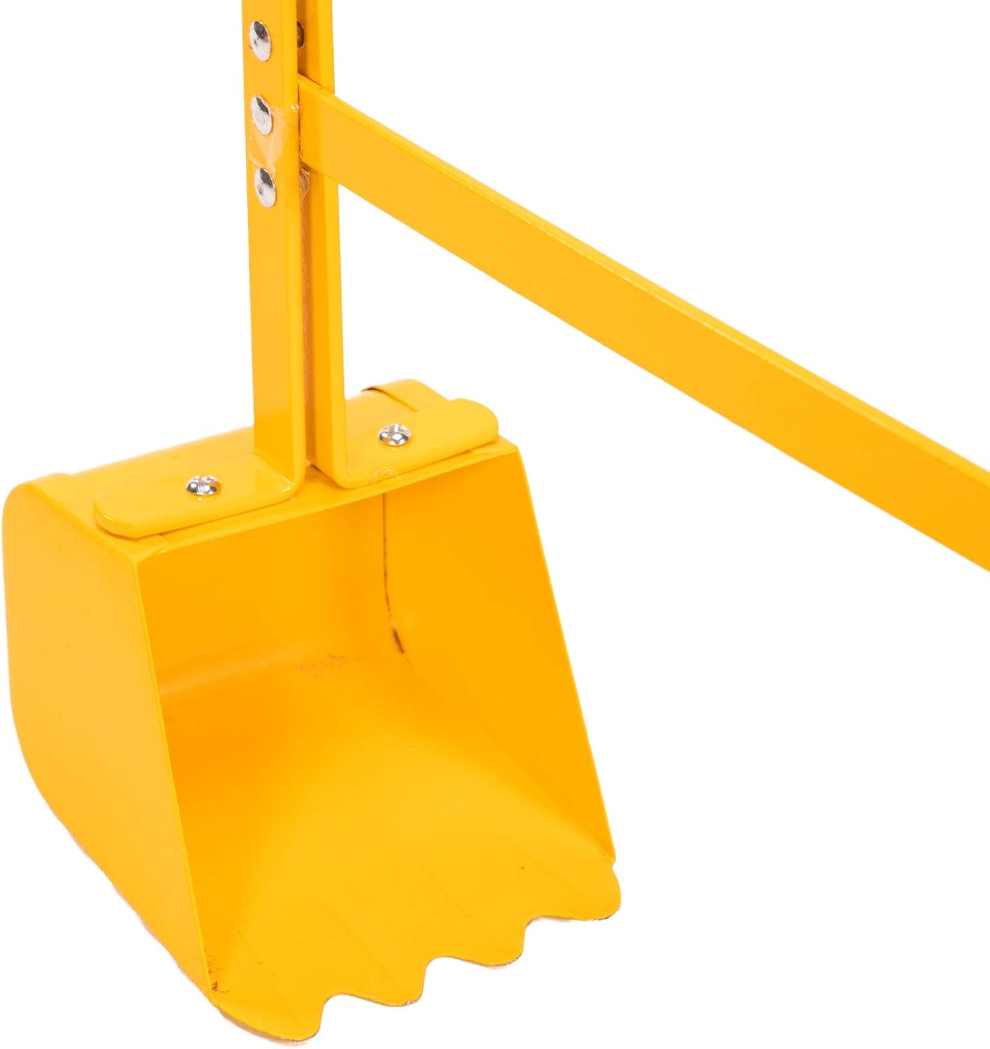 Fat Brain Toys Crane Digger - Metal Sandbox Excavator with Seat for Ages 3+