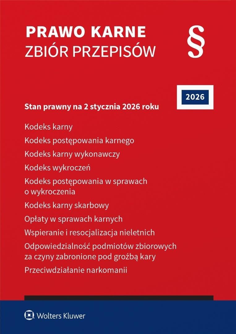 Prawo karne. Zbiór przepisów. 2026
