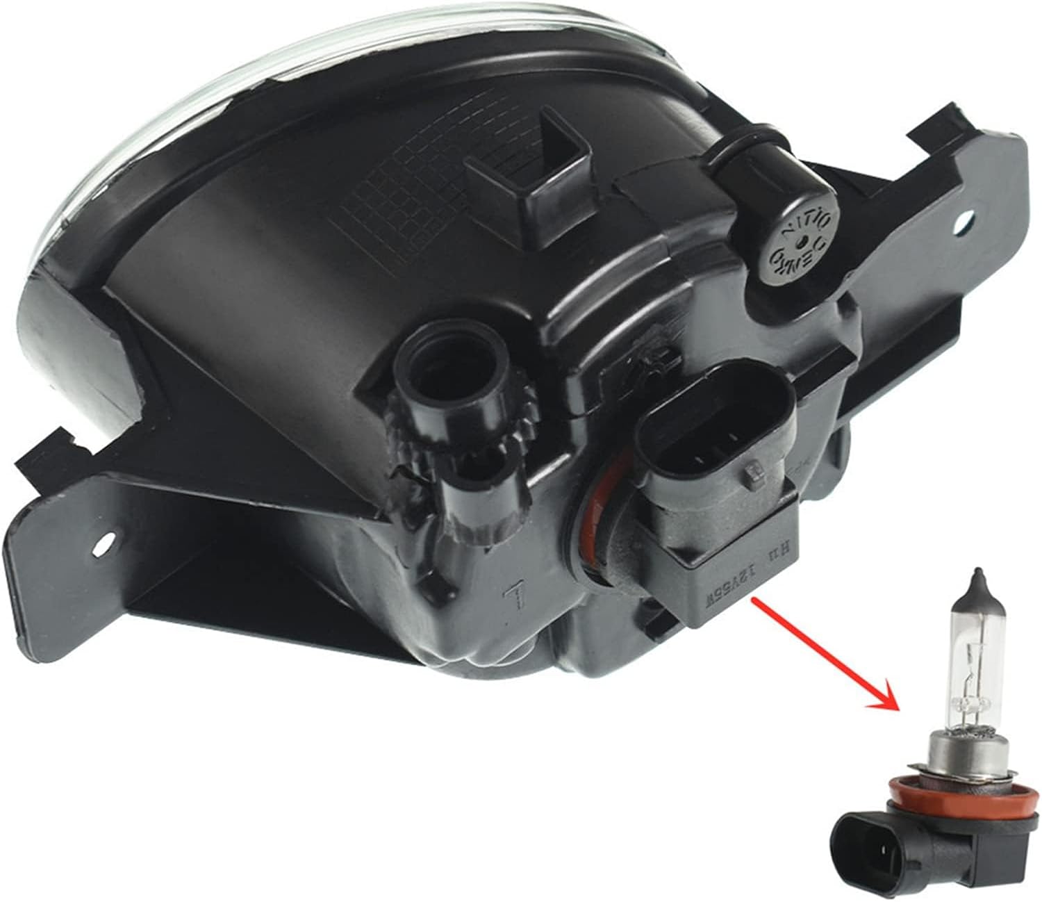 2-Pack Fog Light Assembly with Bulbs, Fog Light Covers and Harness Switch Kit Replacement for 2014-2016 Rogue