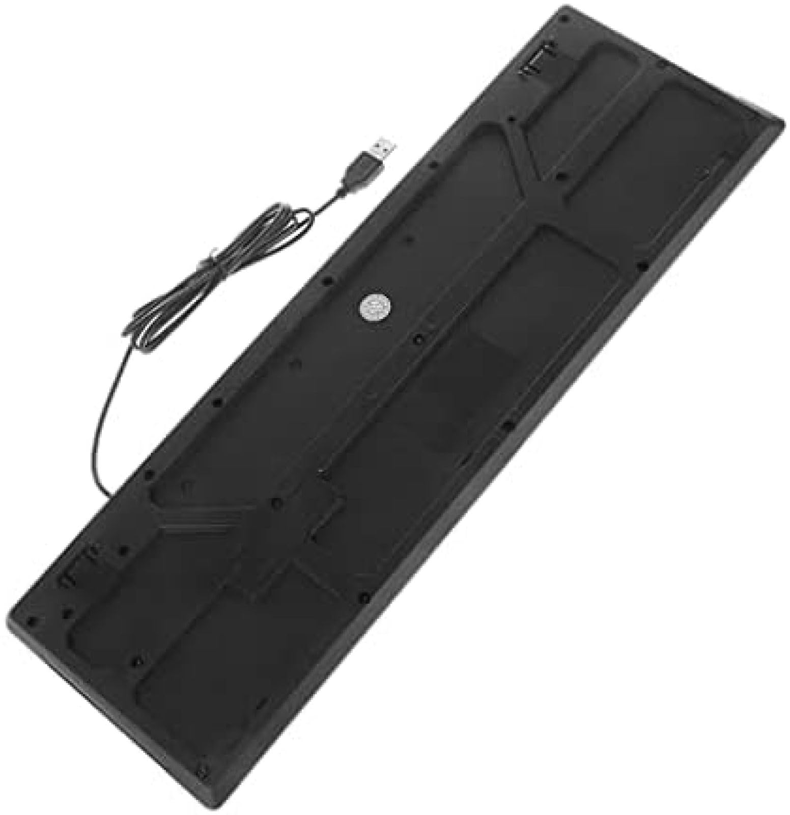 Tastiera Cablata USB Tastiera con Tasti Gialli con Stampa di Grandi Lettere Nere per Anziani E Ipovedenti,outstanding78