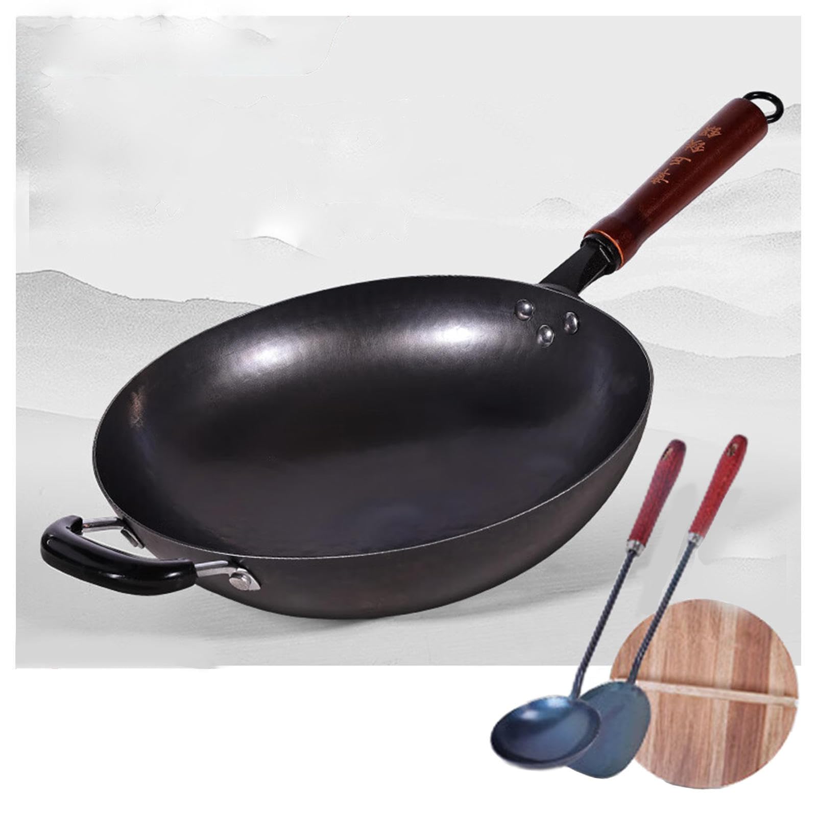 Amazon | 中華鍋, テフロン加工のフライパン こびりつきにくいノン