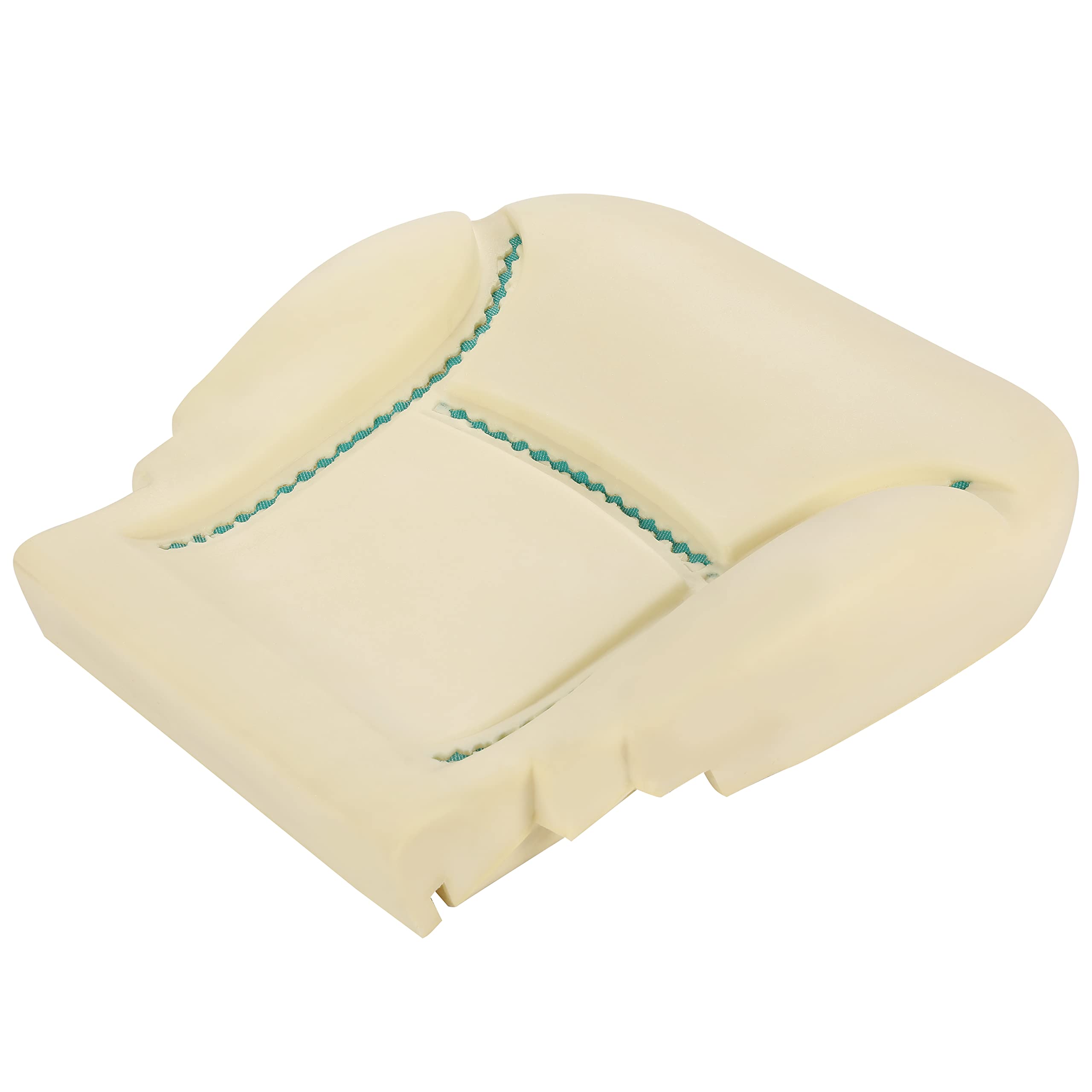 KUAFU Seat Bottom Foam Lower Cushion Compatible with 1997-2004 Chevrolet Corvette C5 Front Driver Passenger Side Replacement White