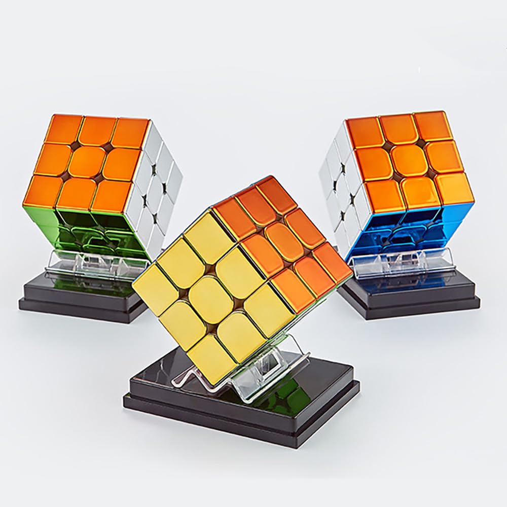 BroMoCube Cubo mágico magnético profesional de 3 x 3 x 3 x 3 cm, espejo brillante, regalo para adultos y niños