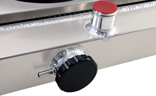 Miniatura 8 de Radiador de 3 filas para Chevy Nomad Bel Air Del Ray 1955-1957 4.3L 4.6L V8 Radiadores de aluminio + ventilador de cubierta + kits de relé de