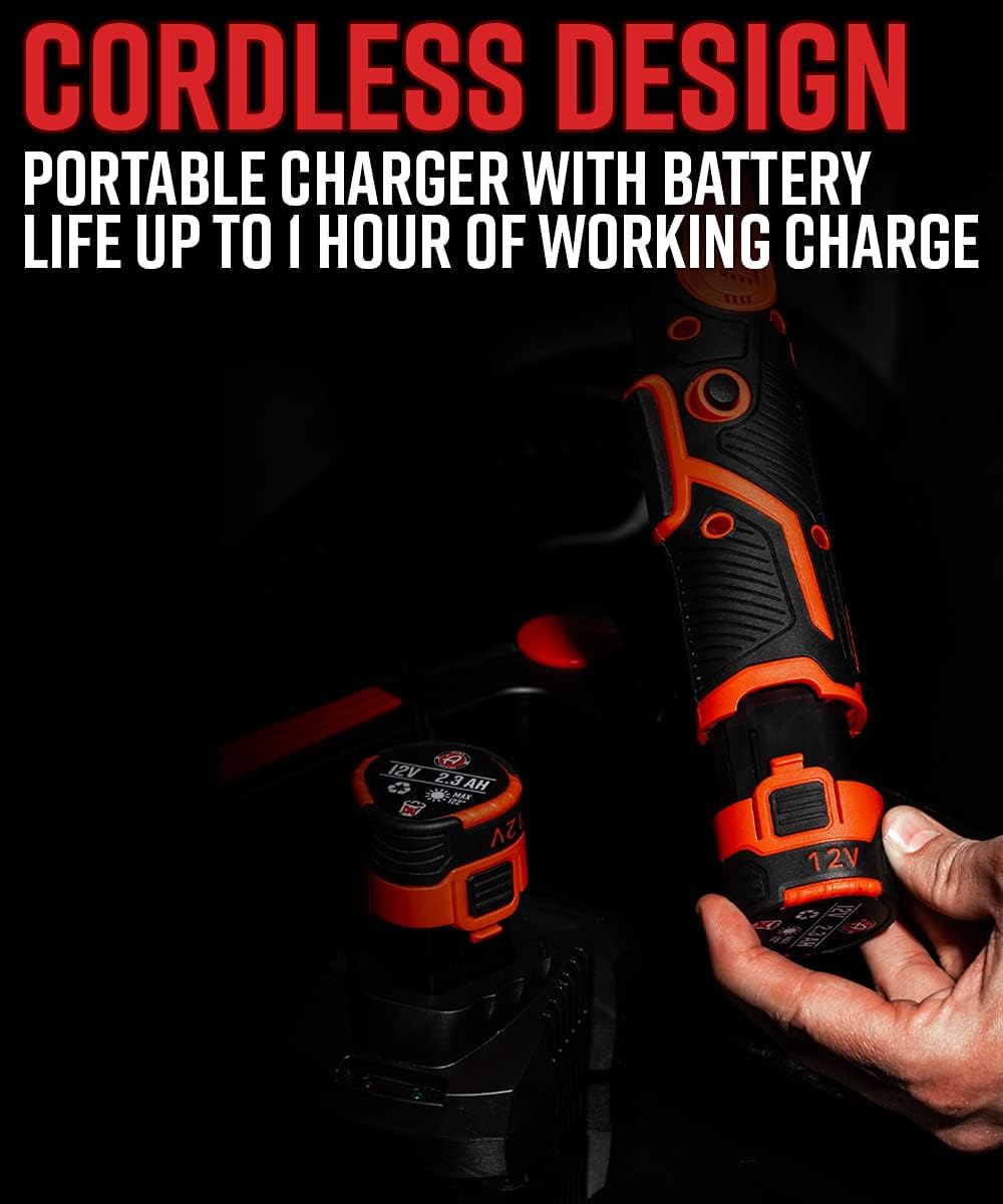 Swirl Killer Micro - Correct & Polish Tough to Reach Areas, Badge Emblems, Grills, Chrome, Interior Consoles, and More - Powerful Nano Polisher for Professional Detailing Results (Battery) : Automotive