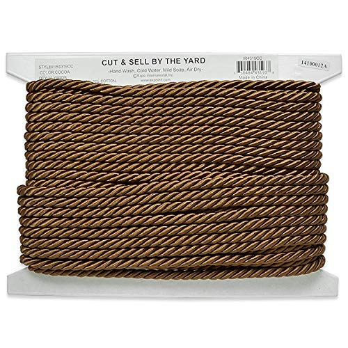 Cording Trim Trims By The Yard Rebekah 1/4" Twisted Cord Trim, 20 Yard Cut... Fabric Cording