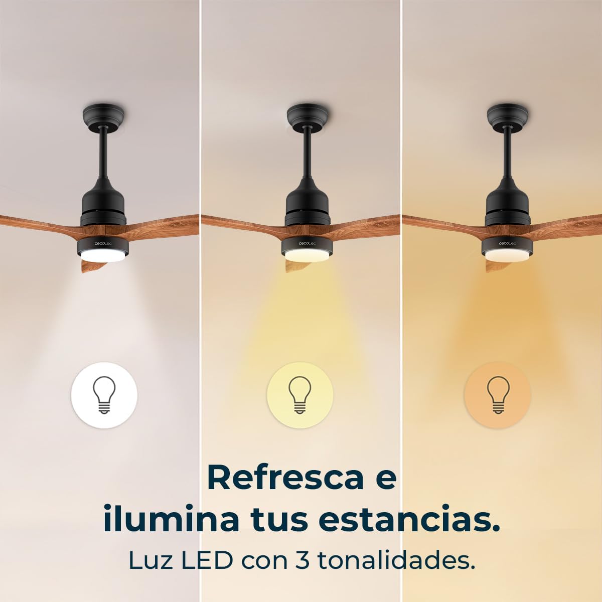 Cecotec Ventilador Techo EnergySilence Aero 5275 52" - 40W, DC, Mando a Distancia 7 61muqKXMNlL. AC SL1200