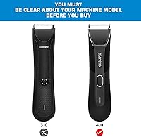 Vista 4 de CR8GR8 Peine Guía Profesional de Corte Compatible para Manscaped 4.0, Paquete de 4, 8 Longitudes de Corte de 1/8"-1/2" Pulgadas Compatible