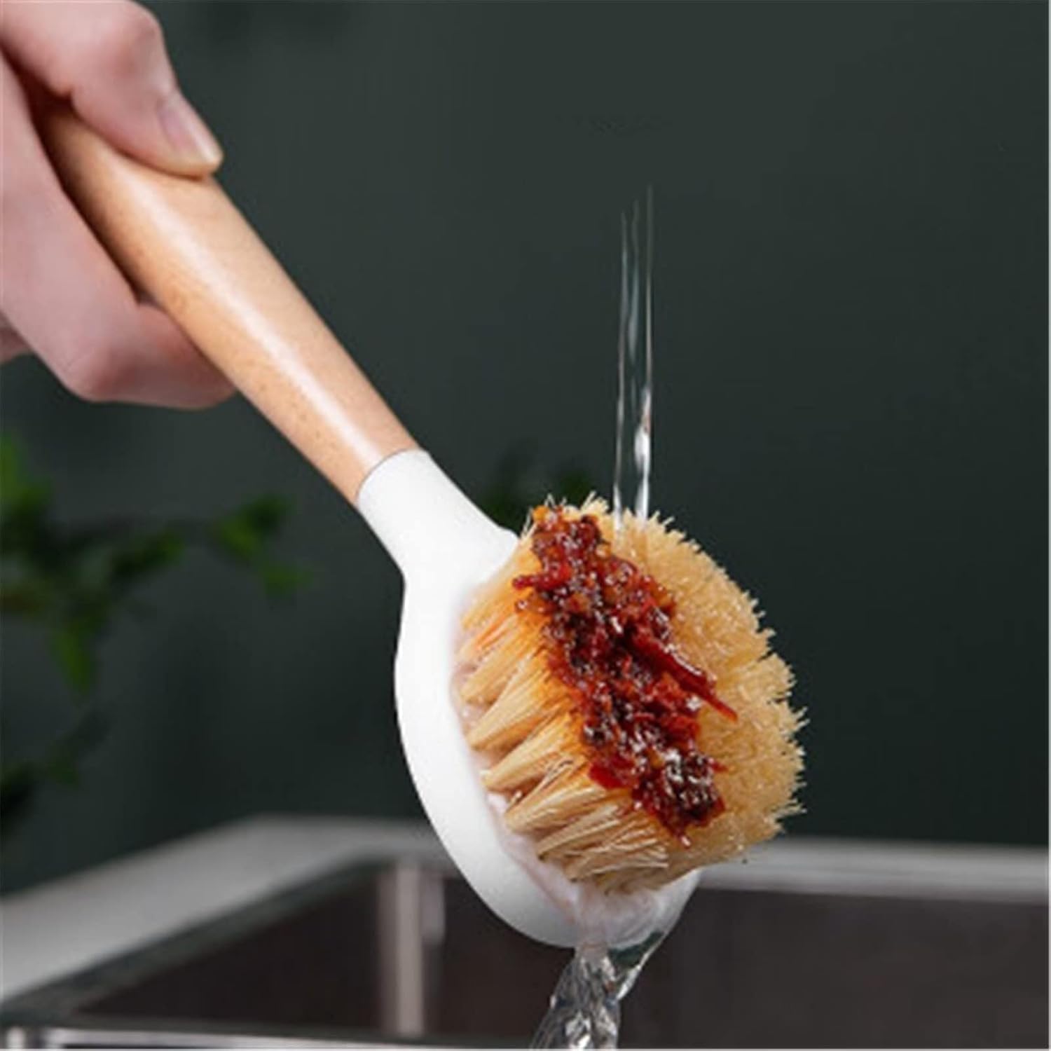 Kitchen Pot Brush Pot Washing Brush Pot Brush Long Handle Dishwashing Brush Household Kitchen Multifunctional Cleaning Brush for Dishes and Household Cleaning