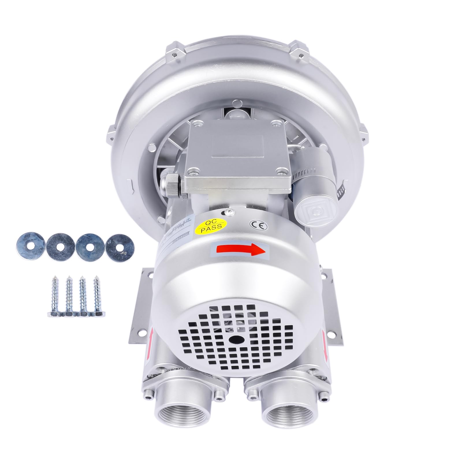 Bisenya Seitenkanalverdichter Seitenkanalgebläse 0.55KW 230V 100m³/Std 120 Druck mbar