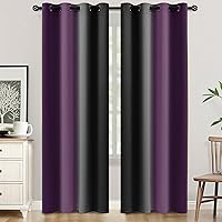 Vista 99 de SimpleHome Ombre Room Darkening Curtains 96 inches Length for Bedroom,Grommet Gradient Light Blocking Beige Gradient Window Curtains for Living