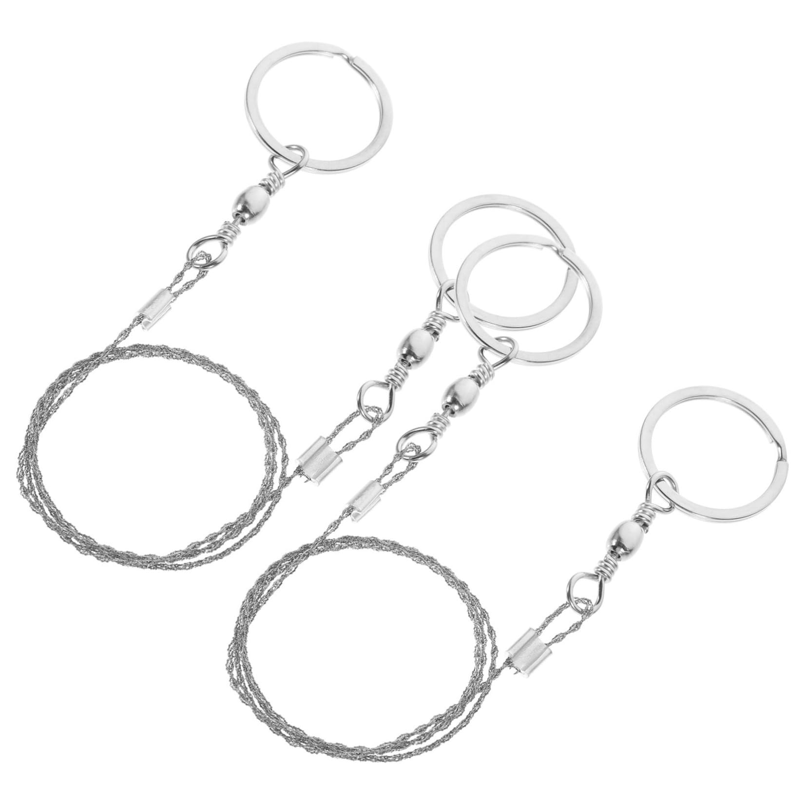 ifundom 2Pcs Lightweight Emergency Survival Wire Saws Portable Rope Chainsaw for Camping Hiking and Outdoor Activities for Cutting and Work