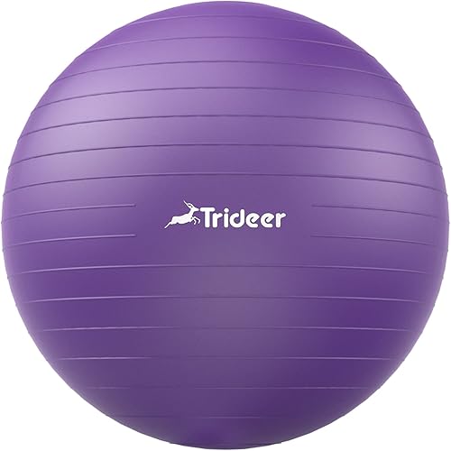 Miniatura 12 de Trideer Pelota de ejercicio para yoga, pilates y fitness. Equipo de pelota de estabilidad para gimnasio en casa y silla de oficina, accesorios