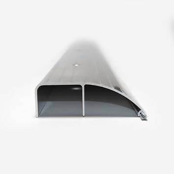 Premium Quality Aluminum Threshold - High Bumper/High Dome Threshold with Different Heights and Size + Easy Accessible for Residential/Commercial Use Simple Installation Mill Finish, 48 inch Short