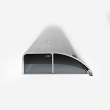 Premium Quality Aluminum Threshold - High Bumper/High Dome Threshold with Different Heights and Size + Easy Accessible for Residential/Commercial Use Simple Installation Mill Finish, 48 inch Short