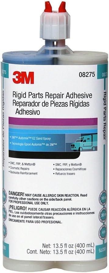 3M Rigid Parts Repair, 08275, Blue, 400 mL Cartridge