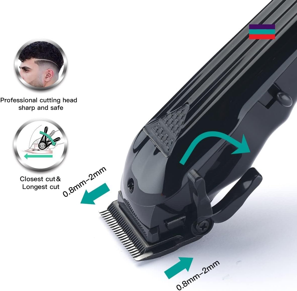 Hair Clippers for Men Clipper Professional Cutting Machine TrAdjustable Rechargeable