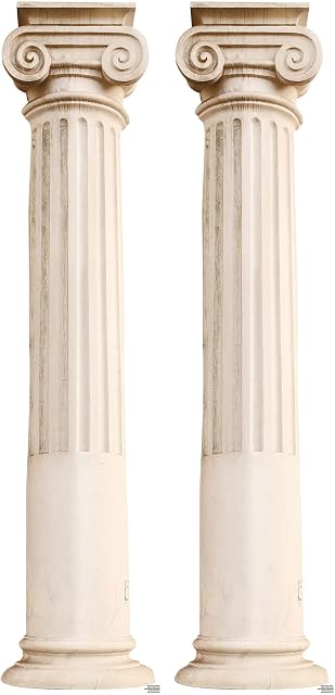 STAR CUTOUTS SC4150 Two Roman Pillars Large Cardboard Cutouts Ancient Greece/Rome Theme