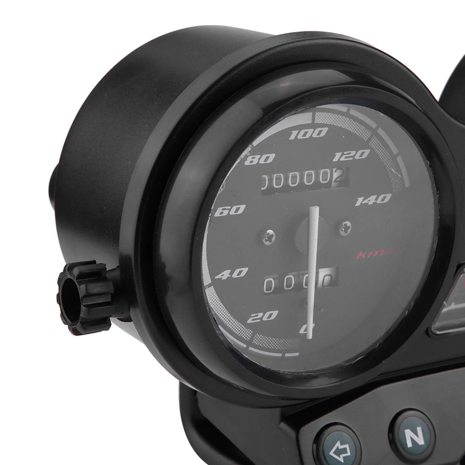Compteur De Vitesse Tachymètre Pour Moto Yamaha YBR 125 (2005-2009) - Compatible Avec Le Tableau De Bord D'origine, Affichage Jusqu'à 180 Km/h, Câble De 20 Cm - 8