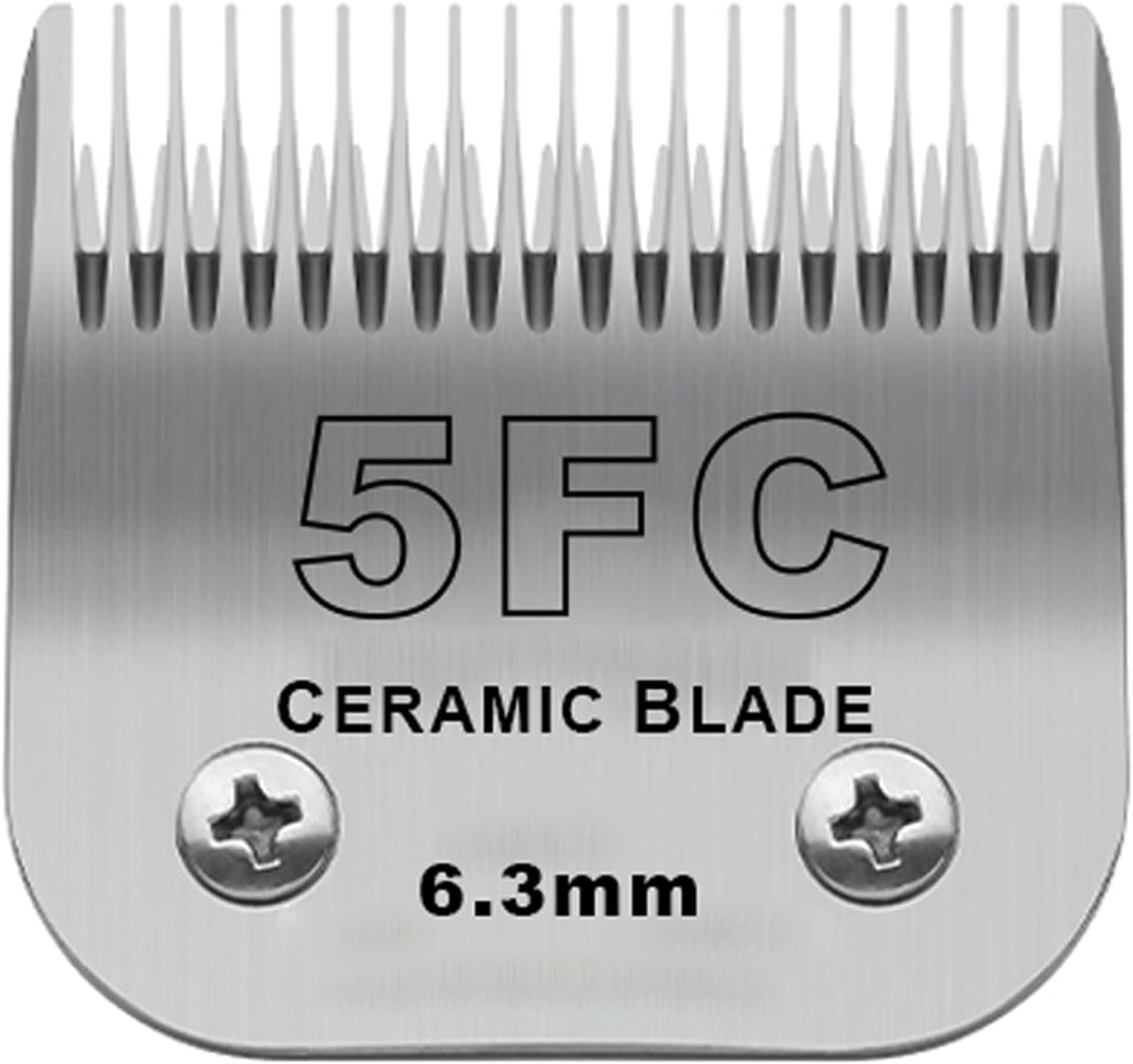 Pet Dog Grooming Clipper Blades, Made of Ceramic Blade & Stainless Steel Blade (5FC-6.3mm)