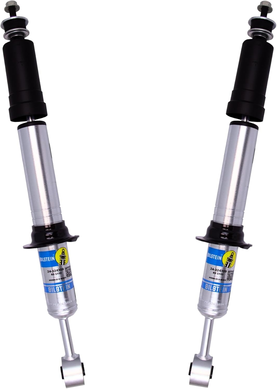 Bilstein B8 5100 Front Ride-Height Adjustable Shocks for 2005-2015 Tacoma 4WD - 0-2.5" Lift, Superior Handling, Lifetime Warranty