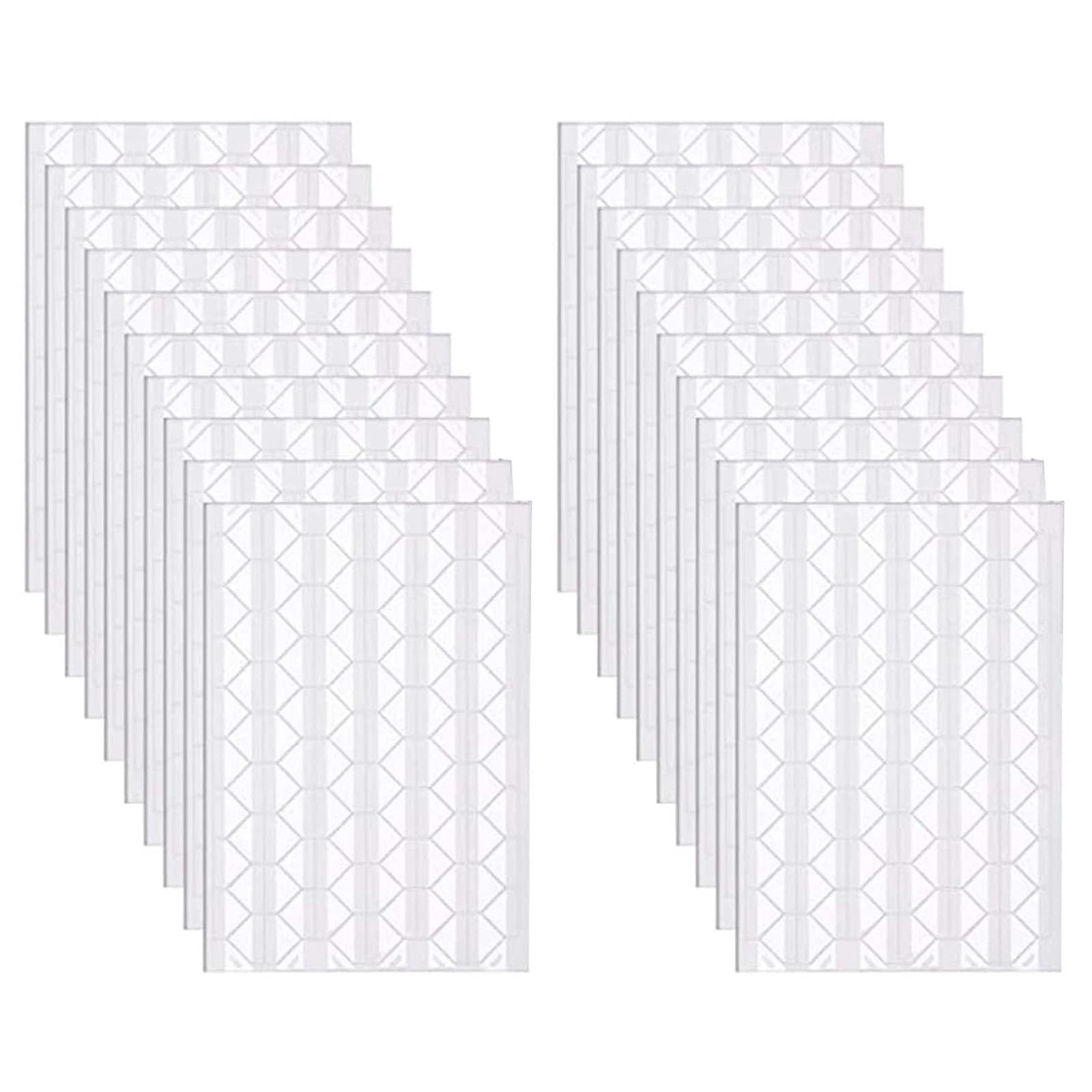 2040 Pcs Photo Corner for Scrap Book, Photo Corners, Clear Self Adhesive for DIY Craft Picture Edge Stickers Scrapbook Personal Journal (Transparent)