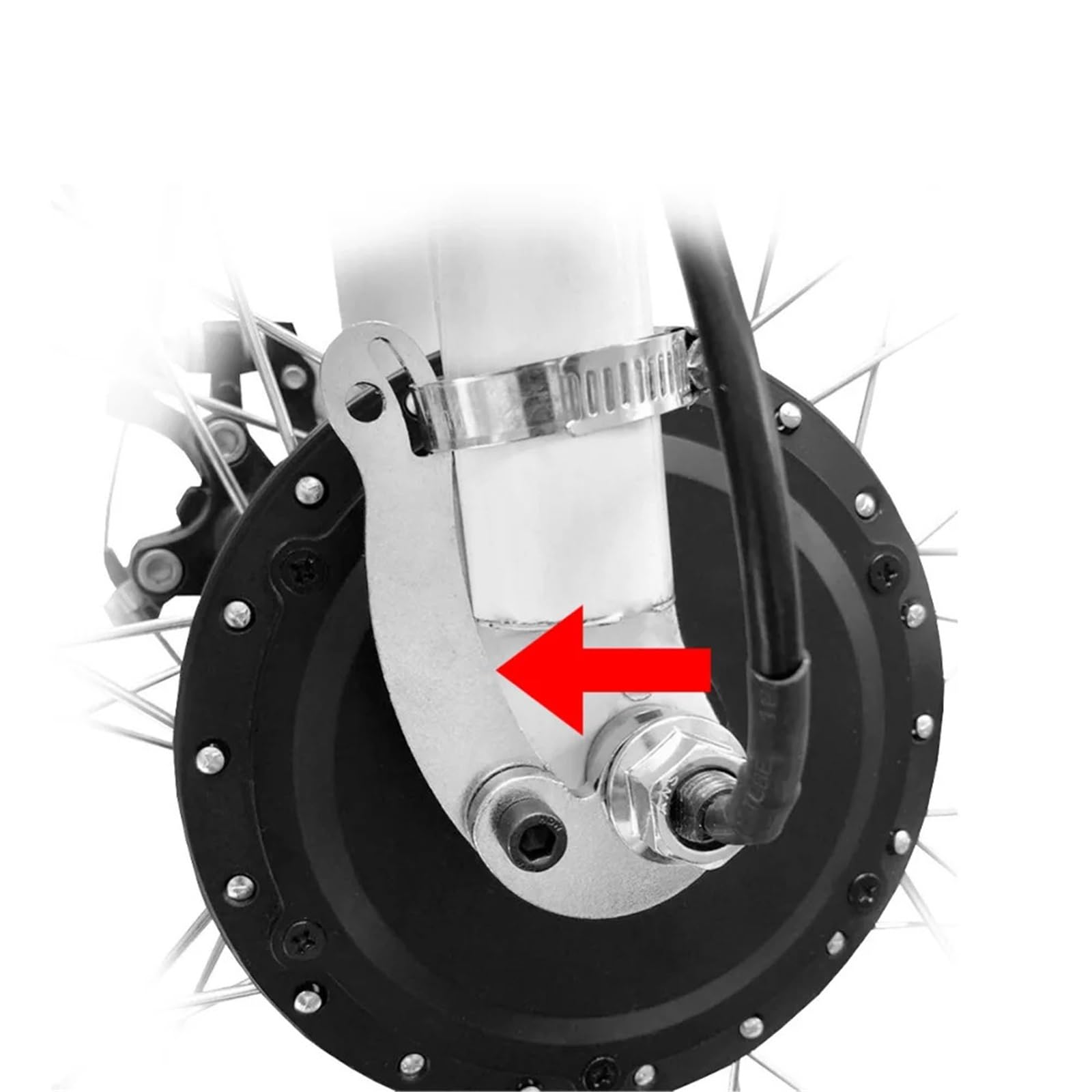 Kit di conversione del braccio di coppia compatibile con sensore del braccio di coppia Ebike per ruote anteriori e posteriori, design leggero
