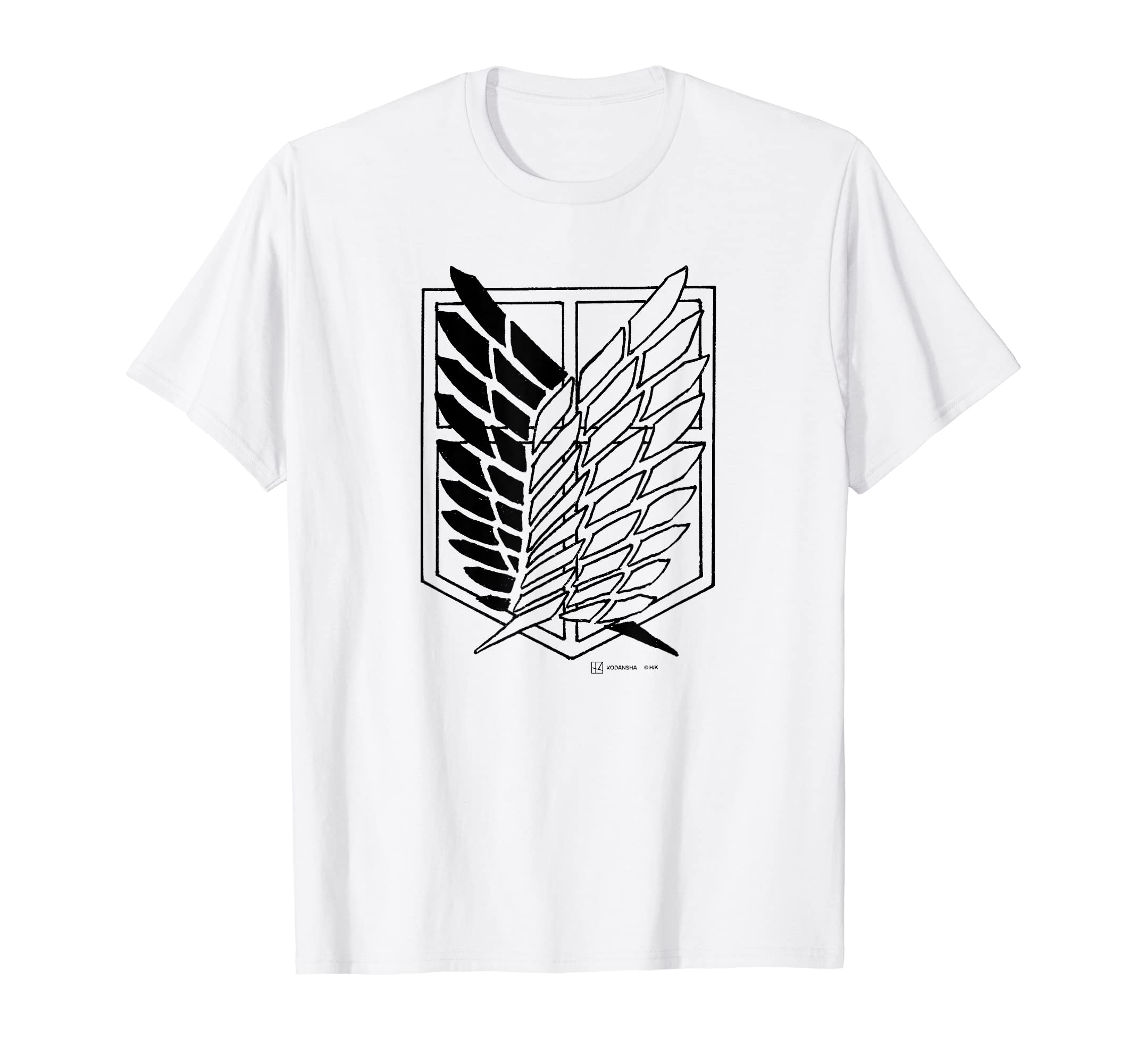 Attack on Titan Scout Regiment Survey Corps Logo T-ShirtOEKO-TEX STANDARD  100