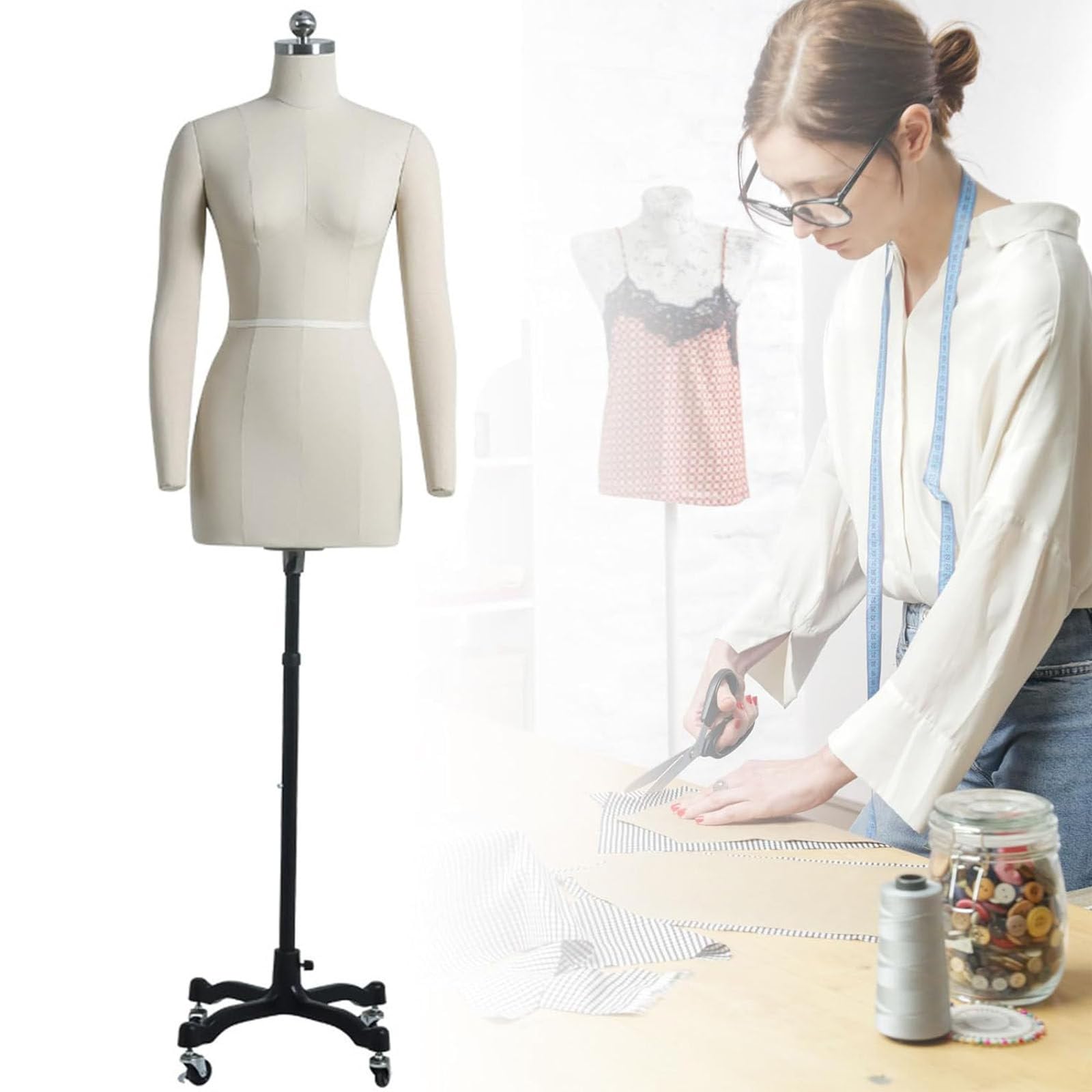 Maniquí de costura para modista PixCy ideal para taller de ropa