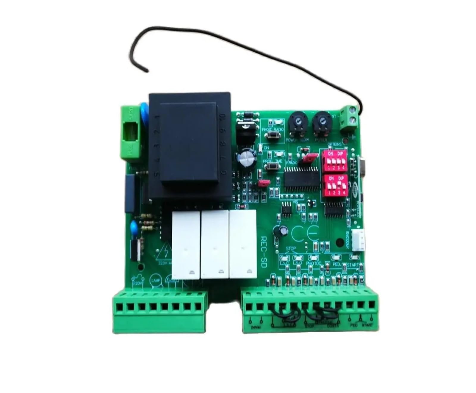 Gate Motor Controller Board Electronic Card for Sliding Gate Opener 220V AC Model 433.92 MHz(8 Remote)
