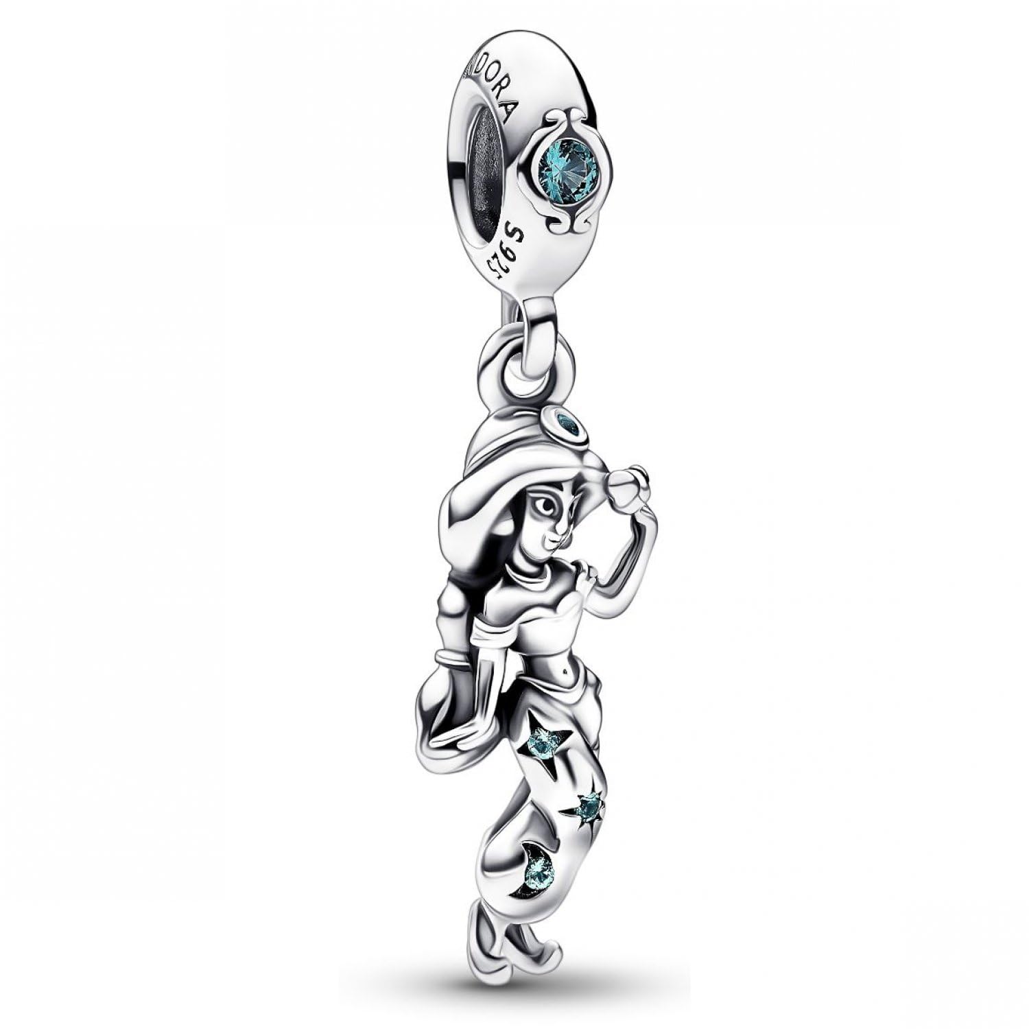 PANDORA Disney Aladdin Princess Jasmine Sterling Silver Charm