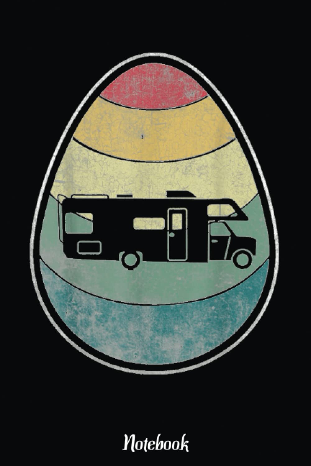 Retro Vintage Camper Van Egg Happy Easter Day Gift Notebook: Happy Easter Day Notebook , Easter Journal For Kids , Best Happy Easter Journal For Kids ... Easter Day Notebooks 6x9 Inches 110 Pages