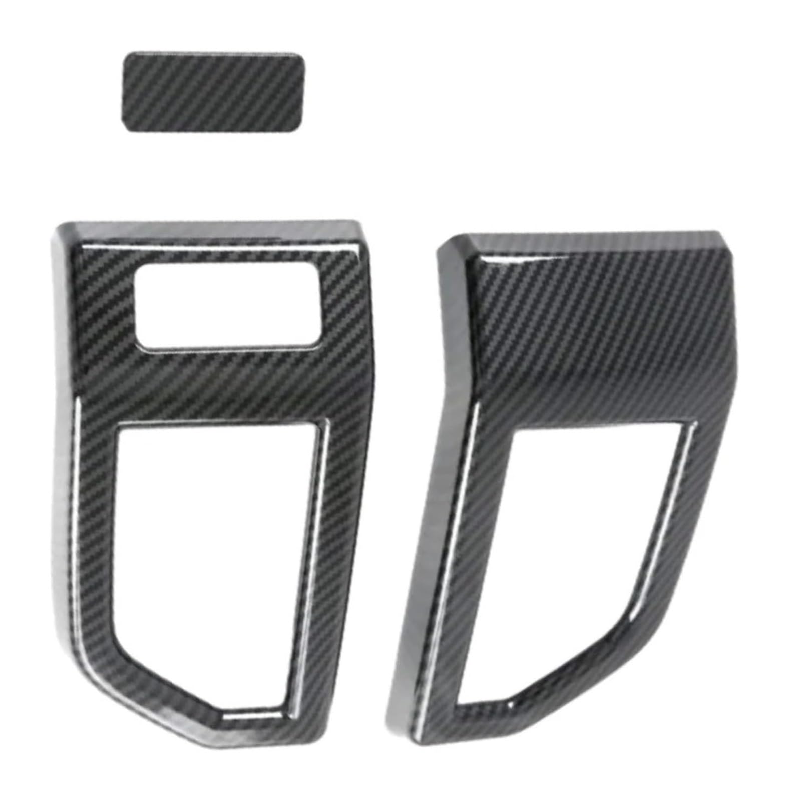 Air Vent Outlet for F150 2015-2019 ABS Carbon Fiber Side Air Conditioning Vent Outlet Cover Trim Sticker Car Dashboard Frame