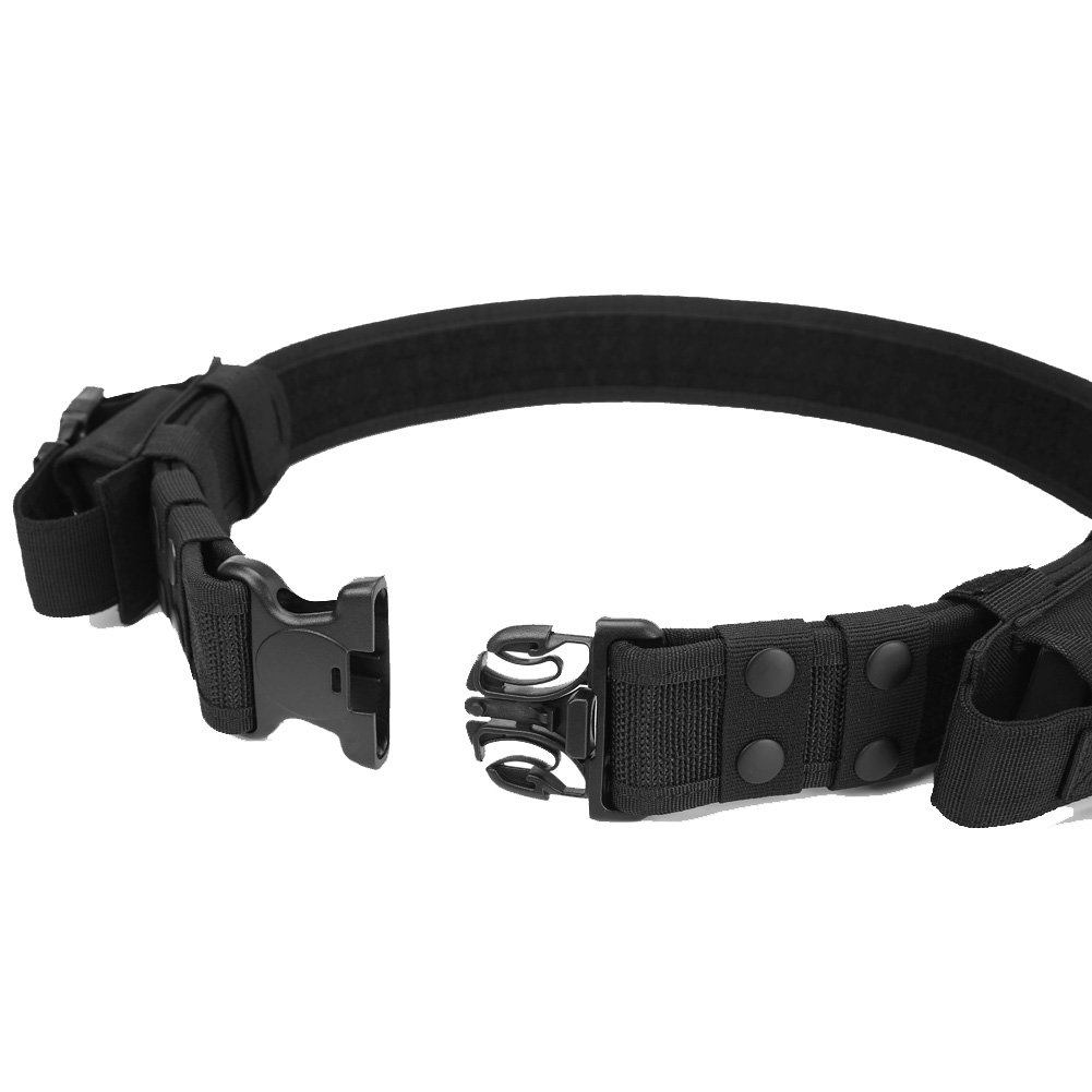 Heavy Duty Tactical Belt Adjustable Military Army Police Uniform Airsoft Utility Waist Belts