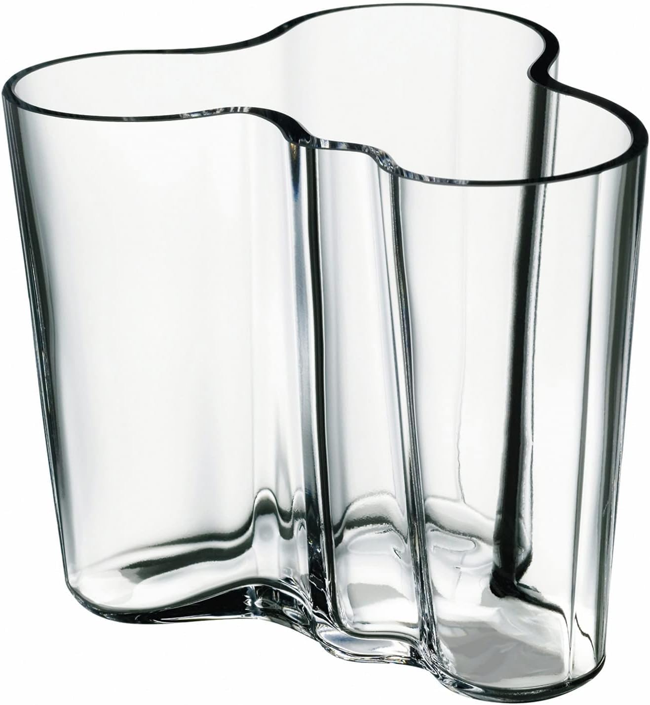  アアルトベース 95mm クリア 花瓶 iittala/イッタラ/Alvar Aalto/アルヴァ・アアルト/ 花瓶 95mm
