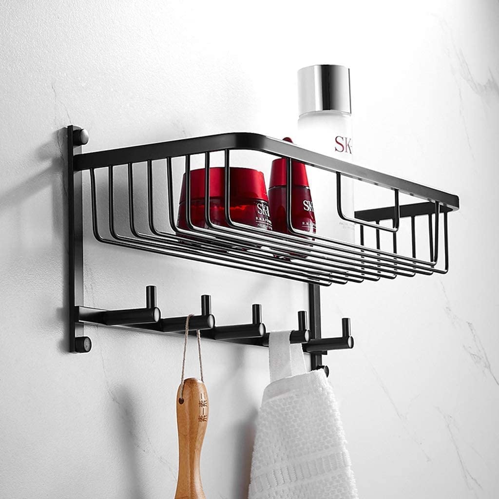 Toalleros de Baño Pared Toallero Toallero De Latón Montado En La Pared Con 5 Ganchos Decoración De Baño Toalla De Baño Soporte De Almacenamiento Almacenamiento De Toallitas Toallas Toallero Baño