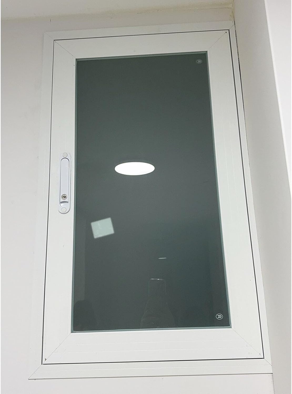 Tempered Glass Access Panel Door with Lock, Aluminum Wall Inspection Door for Electrical & Utility Access, Modern Flush Mount Access Hatch(White,WxH 16x26in(41x66cm))