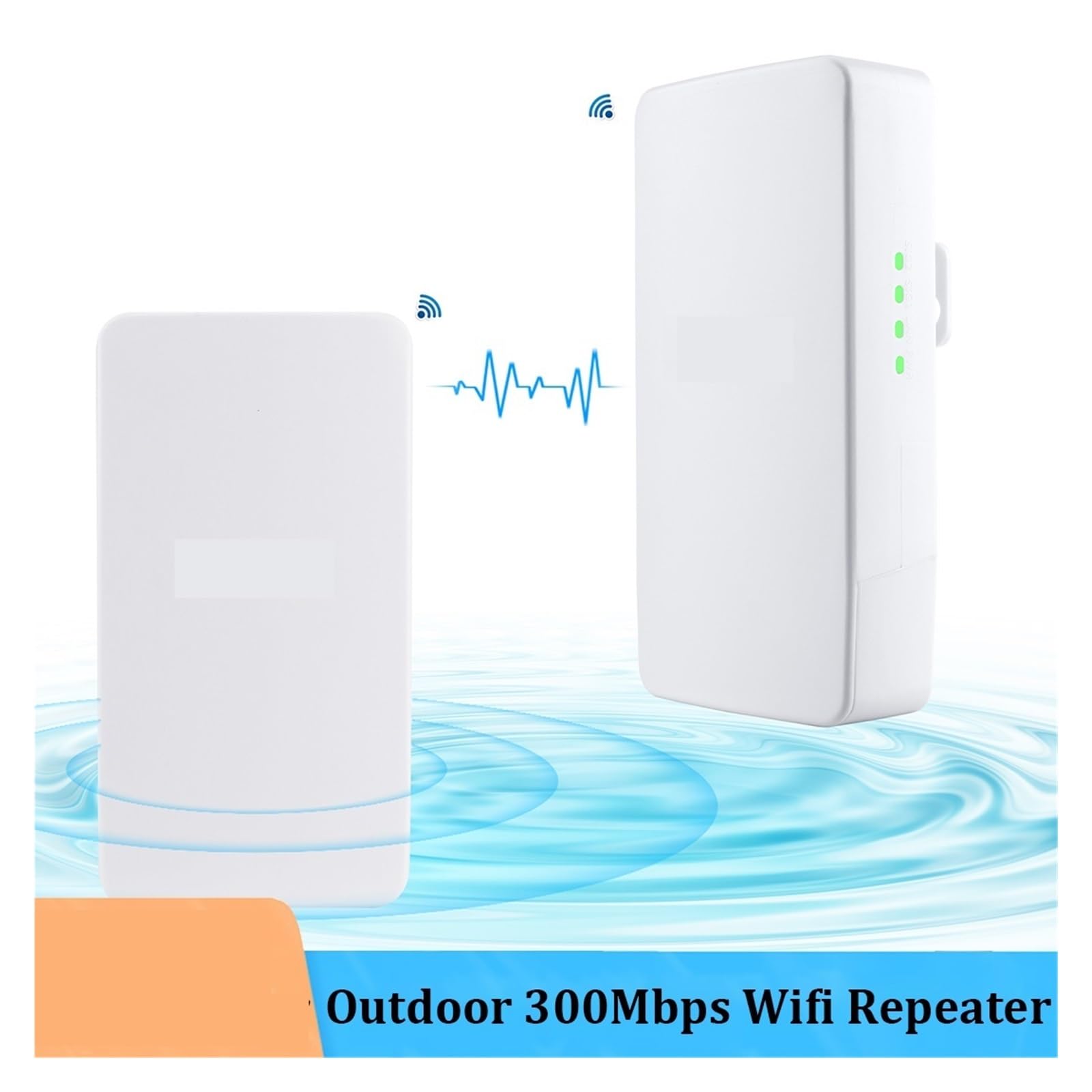 300 Mb/s Zewnętrzny Router Wi-Fi, Wzmacniacz Sygnału 2.4G, Most Bezprzewodowy, Zwiększa Zasięg, Punkt-punkt, 1 Km Easy Szeroka Kompatybilność(1 pc)