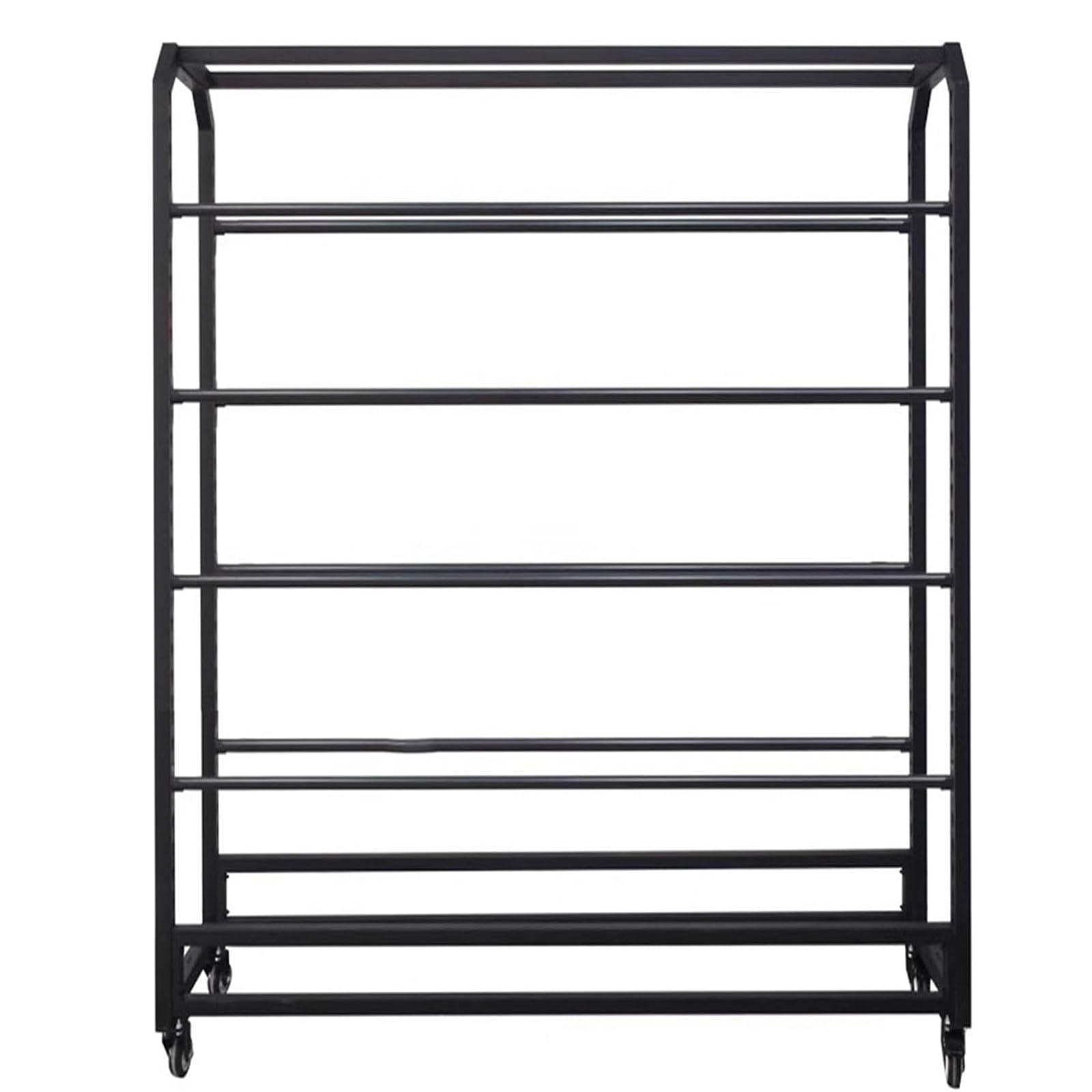 Chariot de présentation pour tissus avec barre de suspension réglable 67''